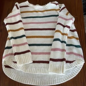 Large multi colored sweater